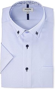 Takakyu Renoma HOMME 237 Dress Shirt, Cool Touch, Wrinkle-Resistant, Standard Fit, Short Sleeve, Business Shirt