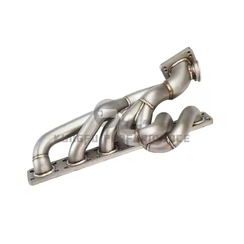 KUNGFU PERFORMANCE Equal Length Top Mount T3T4 Sandblasting Exhaust M50 Manifold For RHD B M W E36 E