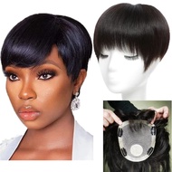 Curly Hair Topper 100% Real Human Hair Topper Clip In/On Hair Pieces For Women Thinning Hair And Hai