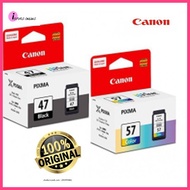 Canon PG47 / CL57 Original Ink Cartridge : for printer  e400 e410 e460 e470 e480 e3170 e3370