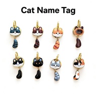Customized Name Tags For Cats With Tails Free Carving Of Pet Tags Collars Name Tags Cute Cat Collar 