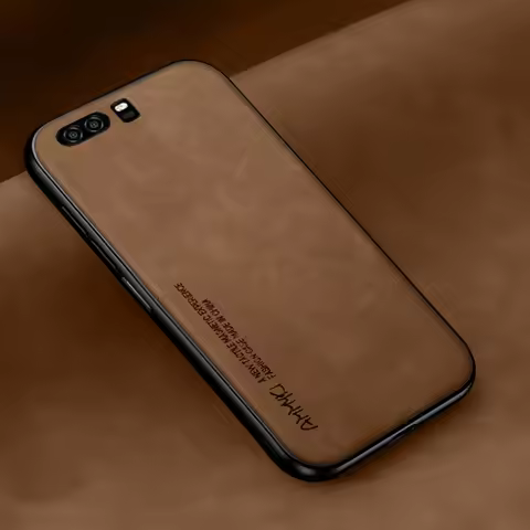 Simple pattern TPU Soft bumper Silicone case For Huawei P9 P10 Plus Case Pu leather case For Huawei 