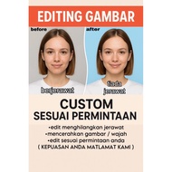 EDIT GAMBAR FAST RESPOND🔥 / edit menghilangkan jerawat / edit memutihkan gambar / Brightness your ph