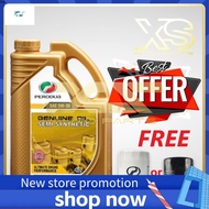 engine oil ☞PERODUA Engine Oil 5W30 5W-30 GOLD Semi Synthetic With Peordua Oil Filter-Myvi  Alza  Bezza  Axia  Aruz✳