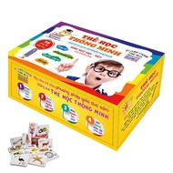 Thẻ học thông minh cho bé 16 chủ đề 416 thẻ - Thẻ học song ngữ Tiếng Anh và Tiếng Việt cho bé