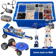 Free 6 Batteries 🔩 W&F 9686 Science & Technology 396pcs Motorized Building Blocks | STEM Mechanics K