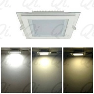 TENJO 6" Glass  Down Light /18W Square  down light