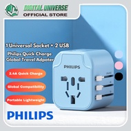 [SG Ready Stock] Philips Universal Travel Adapter with USB Charging