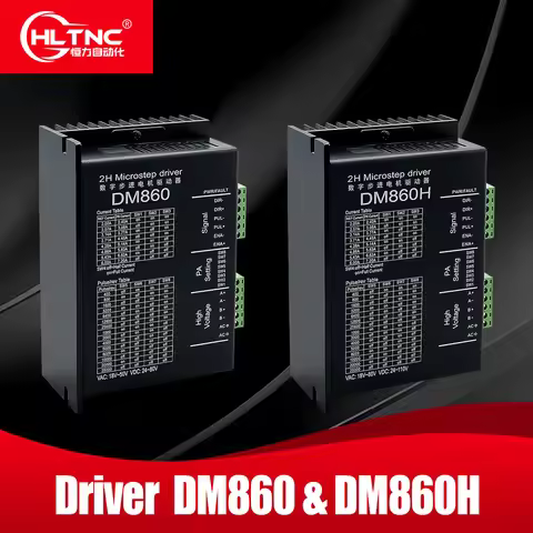 DM860H DM860 Stepper Motor Drive 0-200khz AC18-80V or DC 24-110V 2A-7.2A 2H Microstep Drive Suit For