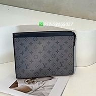 ✨99新🥳全港最平🌈Louis Vuitton LV Pochette Voyage MM M69535 原花 老花💖可手拎 可單肩👏現貨 支持陪驗 #男裝手袋 #包包 #hand bag #shou