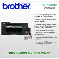 Brother DCP-T720DW Ink Tank Printer -Reliable multifunction printer with convenient 2-sided printing