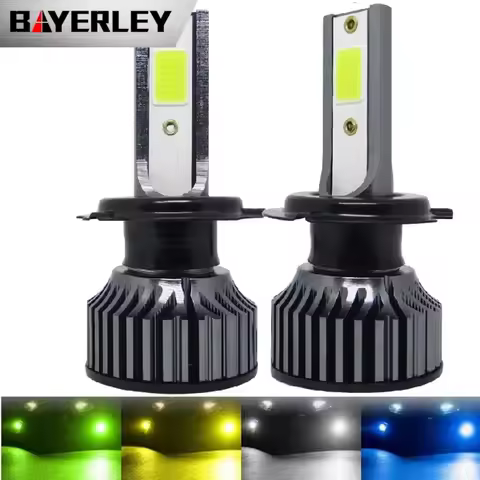 Lemon Green 16000LM Car Headlight LED Bulb H4 H7 H1 H8 H9 H11 Ice Blue 12000K 6000K 6500K Compatible