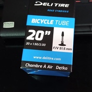 Bicycle Inner Tube 20 X 1.50 / 1.75 / 1.95 / 2.00 Presta Valve Fv F/V