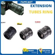 PROOCAM NIKON SONY CANON EX-NK Macro Tubes Ring Extension manual close up AF-D Mount Macro Extension