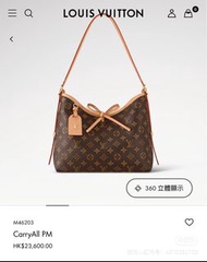 Louis Vuitton CarryAll PM 手提包
