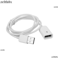 ZELTH 1M-3ft USB 2.0 White Audio Electronic Male To Female Cord