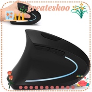 GREATESKOO Left Handed Mouse, 2.4GHz Wireless Wireless Mouse, Lefty Design Adjustable DPI 6 Buttons 