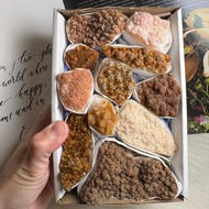 Box Two Degree Crystal Colorful Icing Citrine Cluster No. 68 974g 11 Pcs ️ Collection