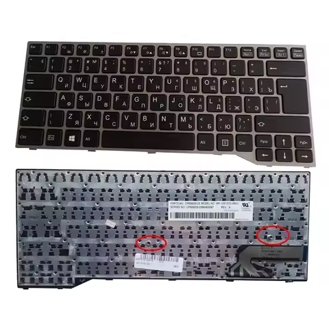 New RU FOR Fujitsu Lifebook E733 E734 E743 E744 keyboard Without Backlit Russian laptop keyboard
