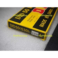 โซ่ DID 530 525 520 120ข้อ Standard ดำ DID Japan ญี่ปุ่น DID Roller chain ตัวเลือกด้านใน Firstmotors