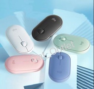 羅技鵝卵石藍牙+USB連接滑鼠 無線滑鼠 Logitech Wireless Bluetooth Mouse