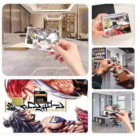 Record Of Ragnarok Film Skin Sticker Tape For Bank Credit Debit Card Personalized Credit Card Protec