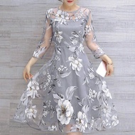 Limea Plus Size Dress For Women Formal Wedding Dress For Ninang Sale Women'S Summer Organza Floral P