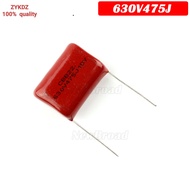 5PCS CBB22 630V475J 4.7UF Pitch 25MM 630V 475 CBB Polypropylene film capacitor