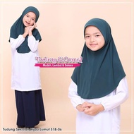 TUDUNG SEKOLAH HIJAU LUMUT HIJAU PENGAWAS HIJAU MINT