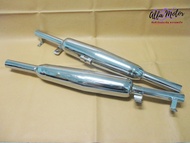 EXHAUST MUFFLER SET LH &amp; RH Fit For HONDA C95 CA95 C92 CA92 #ท่อไอเสีย ท่อคู่ ท่อไอเสียคู่ ซ้าย-ขวา