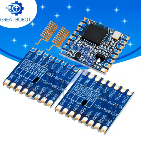 SX1276 LoRa Transceiver Module: 868MHz/915MHz Long-Range Spread Spectrum – Supports LoRa/GFSK, ESP32