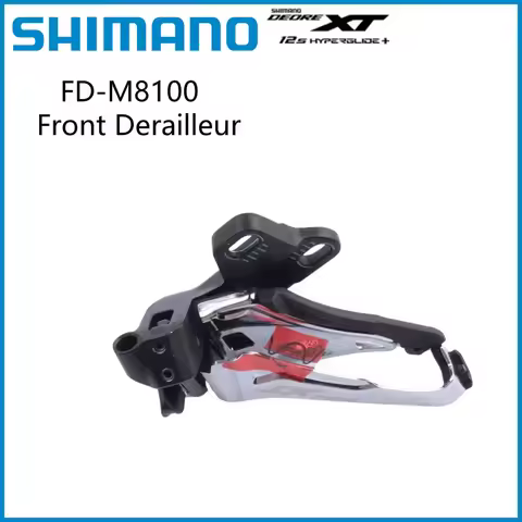 SHIMANO DEORE XT FD-M8100 FD-M8100-E Front Derailleur 2x12 Speed Mountain Original Bike Clamp Band
