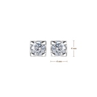 Prima Diamond ต่างหูเพชร แบบ SOLITE 105E0285-03