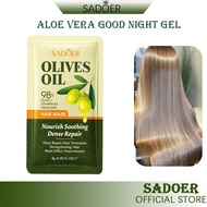 SADOER Olive Oil Smoothing Hair Mask 8g Keratin Hair Mask conditioner hair repair Hair split Perm Damaged Hair Care Moisturizing Straight hair