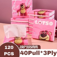 Disney Toy Story Lotso Series Printed Pocket Tissue / Watermark Pocket Tissue / Soft Facial Tissue 4