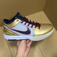 Nike Zoom Kobe 4 Protro "Gold Medal" white black gold白黑金
