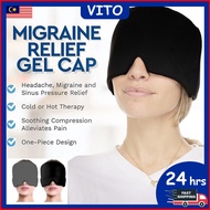 Migraine Ice Head Wrap Headache Relief Hat Cooling Migraine Cap Tension Headache Relief Cap Cold Com