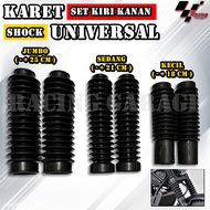 KARET COVER PELINDUNG SHOCK USD SHOCKBREAKER BREAKER UNIVERSAL MATIC MATIK BEBEK TRAIL CROSS RUBBER