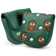 Green Go Home Ball DF3 Mallet Putter Cover Golf Head Cover Golf Stick Cover