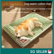 Dog Bed Pet Cat Washable Cotton Cushion Sleeping Bed Pet Bed Washable Large Dog house worm