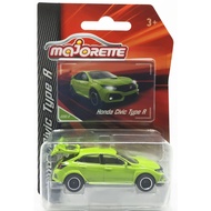 Majorette Honda Civic Type R-Light Green Color /Wheels D6CSBCL /scale 1/58 (3 inches) Package with C