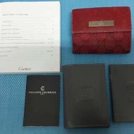 Cartier 錶 說明書 Gucci 銀包 Wallet PHILIPPE CHARRIOL   W-84