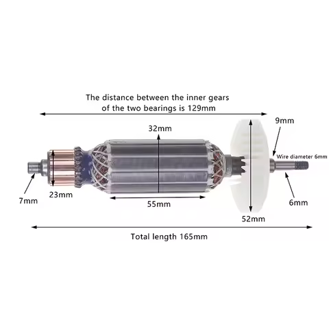 For Angle Grinder 9556 9557 9558 9556NB 9556HN 9557NB 9557HN 9558NB 9558HN AC220V-240V Armature Roto