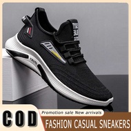 COD Anta korean style  2022 new student trendy casual shoes black shoes for men rubber sports shoes for men basketball original Breathable mesh running shoes Non-slip soft bottom basketball shoes for men original spike