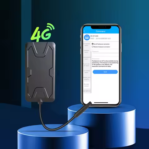 Free LNCOON App C41 4G mini Car GPS Locator, Engine Restore/Cut-Off, Acc On/Off, Real-Time Anti-Thef