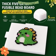 KEATHS Fuse Bead Board, Layered Structure Multi Layer Bead Board,  Space Saving Five Layer Super Hig