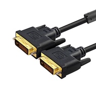DVI to DVI-D Cable Dual Link Male M/M 1.8m 6ft Video Cord Connector