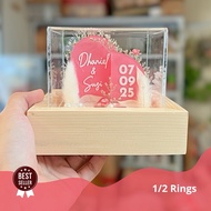 Wedding engagement ring box | Ring box S 01