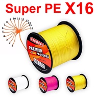 Senar Pancing Super Kuat PE X16 Benang Pancing Meteran PE Ultra Smooth