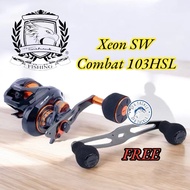***2023🔥TEAM SEAHAWK XEON COMBAT SW103HSL BAITCASTING  REEL